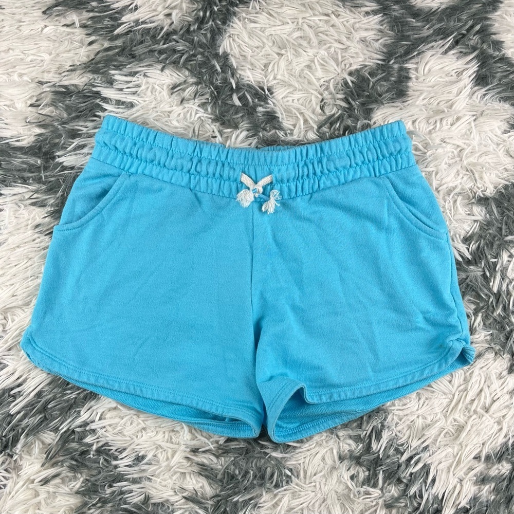 Cat & Jack Girls Casual Cotton Shorts Size XL 14 Blue